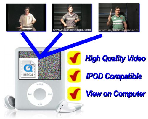 Video library IPOD compatible or view on your computer!