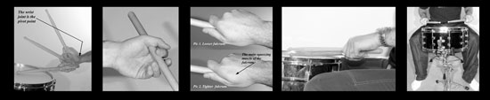 snare rudiment photos and rudimental drumming technique